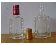 酒水、饮料包装-特价销售玻璃瓶 小扁钟酒瓶 保健酒瓶 125ML酒瓶 带盖 厂家.